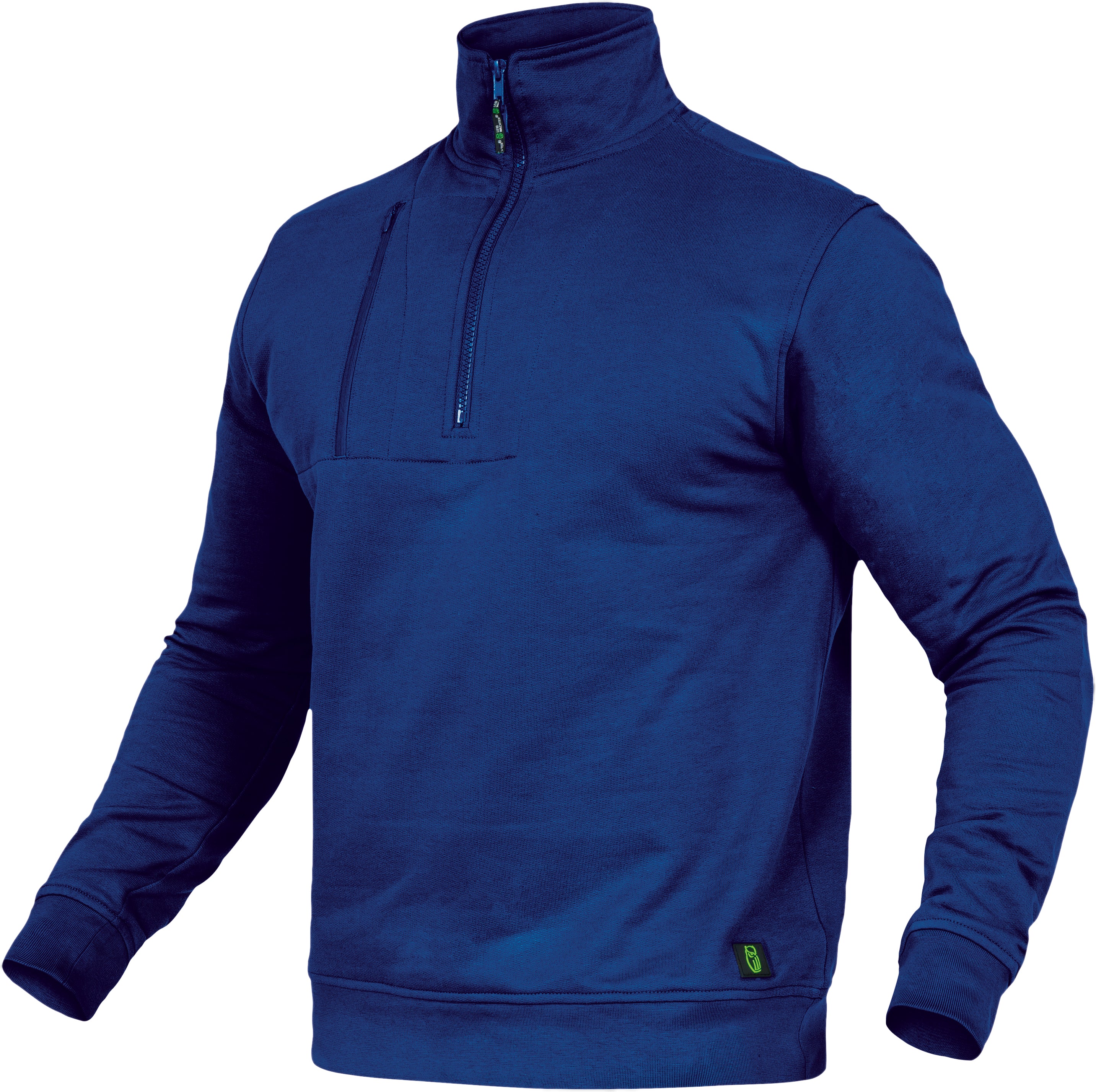 FLEX Zip-Sweater kornblau