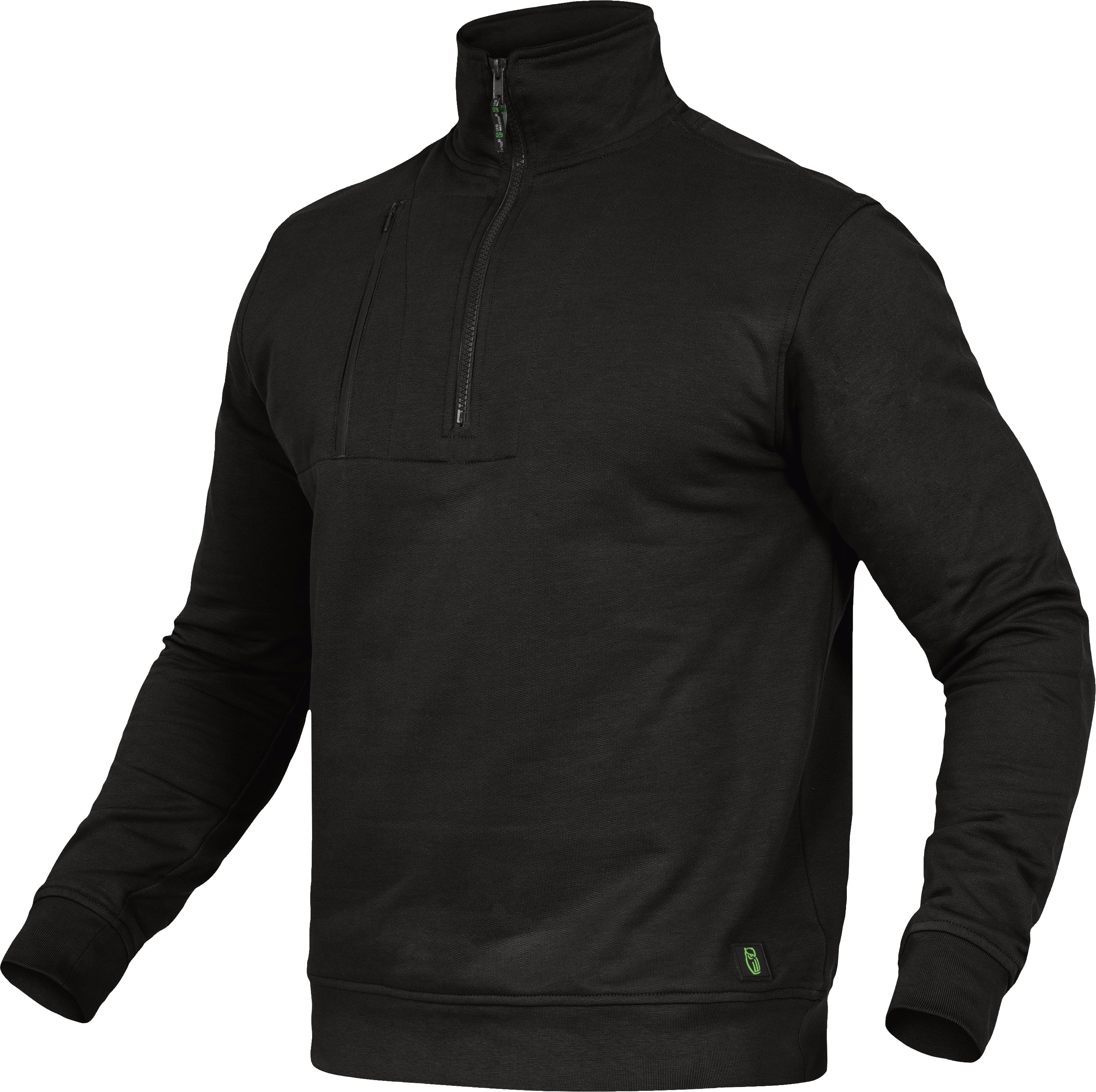 FLEX  Zip-Sweater schwarz