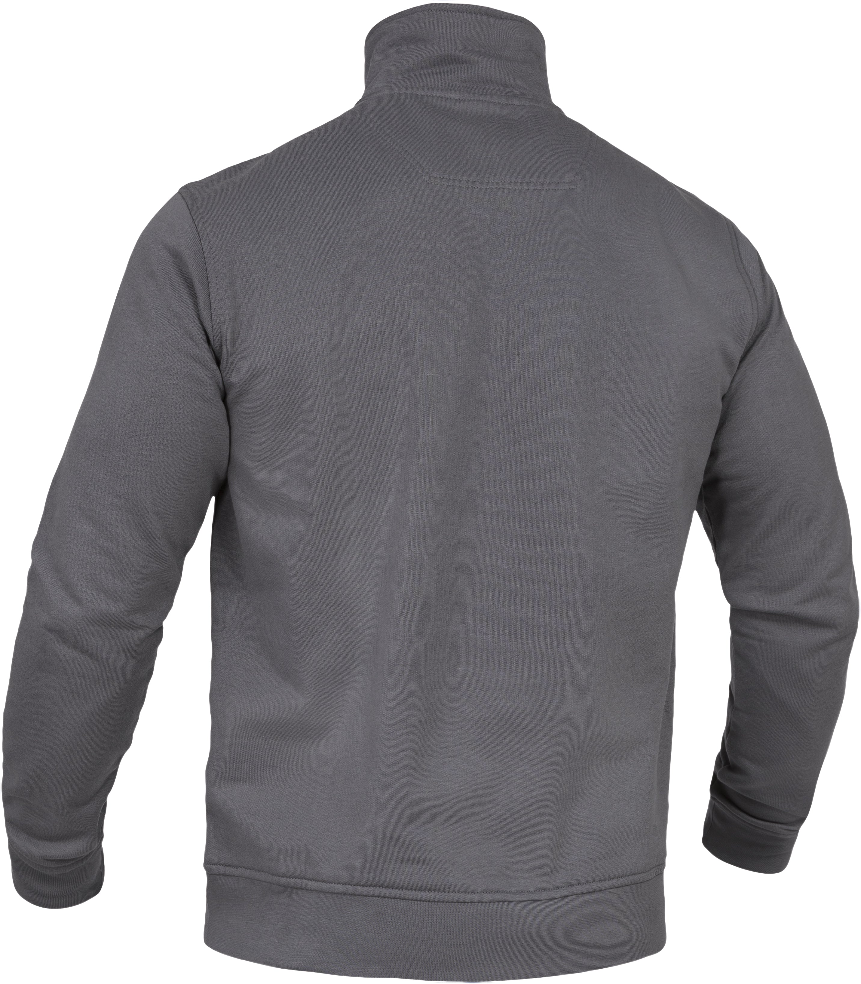 FLEX Zip-Sweater grau